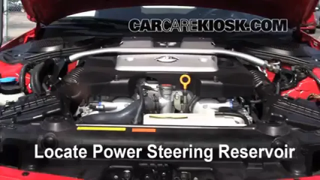 2008 Nissan 350Z 3.5L V6 Power Steering Fluid Check Fluid Level